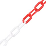  Lanac za upozorenje crveno-bijeli 100 m Ø 6 mm plastični | shoptok.hr