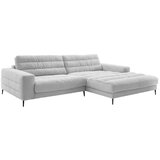 Pure Home Lifestyle SEDEŽNA GARNITURA, rebrasti žamet siva | Shoptok.si