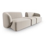 Milo Casa Bež žametna sedežna garnitura 246 cm Paolo – | Shoptok.si