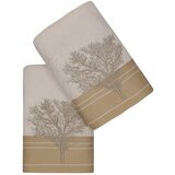  infinity - Cream Cream White Hand Towel Set (2 Pieces) Cene