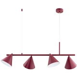  Visilica na sajli ZELTA, 4xE27/15W/230V, crvena | Eponuda.com