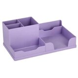 TIP Spirit: Namizni večdelni organizator za pisalne potrebščine v pastelno vijolični barvi | Shoptok.si