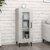  Komoda betonsko siva 34,5x34x90 cm konstruiran les, (20654793) | Shoptok.si