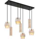 Globo 16090-7H - Luster na sajli DAREN 4xE27/40W/230V + 3xGU10/10W | Eponuda.com