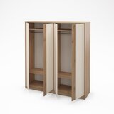 Marckeric Krem/u prirodnoj boji ormar u dekoru hrasta 180x197,5x53 cm Dennis – | shoptok.hr