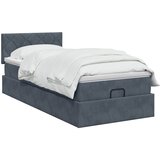  Podesivi krevet s madracem Tamnosiva 90 x 190 cm Baršun | shoptok.hr