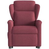  Električni naslonjač na podizanje od tkanine boja vina | shoptok.hr
