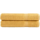 vidaXL Ručnici 2 kom zlatni 100 x 200 cm 600 gsm od 100 % pamuka | shoptok.hr