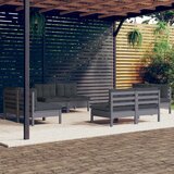 Maison Chic Seti vrtnega pohištva - Vrtna garnitura - Vrtni pohištvo set 8-delna z antracit blazinami borovina, (21803636) | Shoptok.si