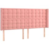  Box spring s madracem LED ružičasti 200x200cm baršunasti | shoptok.hr