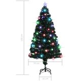  Umjetno božićno drvce sa stalkom LED 150 cm optička vlakna | shoptok.hr