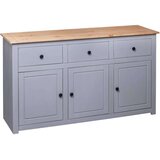  Komoda siva 135x40x80 cm trdna borovina Panama Range, (20807763) | Shoptok.si