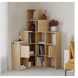 Hanah home Bookshelf Paleo, 150,8x150,8x28 cm, Boje hrasta | Eponuda.ba