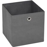  Kutije za pohranu od netkane tkanine 10 kom 28x28x28 cm sive | shoptok.hr