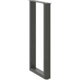  Noge za konzolni stol u obliku slova U, 2 kom, antracit, 38 x (72-73) cm, čelik | Eponuda.com