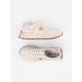 GOODIN Beige leather sneakers with a thick sole | shoptok.hr