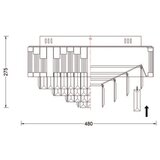 Brilagi LED prigušiva plafonska svetiljka CROWN LED/41W/230V prečnik 48 cm u zlatnoj boji + daljinski upravljač | Eponuda.com