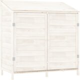  Vrtno spremište bijelo 102 x 52 x 112 cm od masivne jelovine | Eponuda.ba