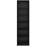 vidaXL Za omarice Črna Orehovina 50 x 41 x 185 cm Konstruiran les | Shoptok.si