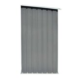  Ostava za drva od pocinčanog čelika 163 x 83 x 154 cm siva | shoptok.hr