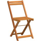 Bistro set 5 pcs Prirodna nafta Čvrsto drvo akacije | shoptok.hr