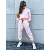 DStreet Women's insulated tracksuit YOUR KING STYLE pink
