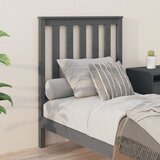 Uzglavlje za krevet sivo 81 x 6 x 101 cm od masivne borovine | shoptok.hr