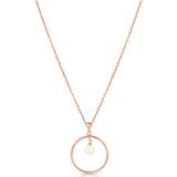 Ženska freelook roze zlatna ogrlica od hirurškog Čelika ( frj.3.6006.4 ) Cene