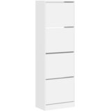 Ormarić za cipele s 4 preklopne ladice bijeli 60x34x187,5 cm | Eponuda.ba