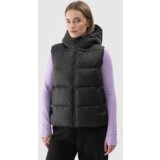 4f Women's Down Vest With Hood Black WAW24TVJ | shoptok.hr