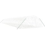 Staklenik s čeličnim okvirom bijeli 110 m² 22 x 5 x 2,3 m | shoptok.hr