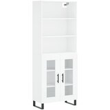 vidaXL Visoka omara bela 69,5x34x180 cm inženirski les, (20819487) | Shoptok.si