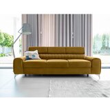 ELTAP Gorčično rumena žametna raztegljiva sedežna garnitura 261 cm Laurence – | Shoptok.si