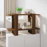 vidaXL Ormarić za knjige / pregrada boja smeđeg hrasta 80 x 30 x 51 cm Cijene