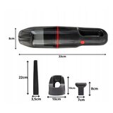  hepa baterija. 1200mah ručni usisavač usb 6000pa crni | shoptok.hr