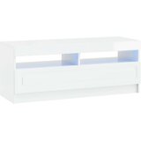  LED TV kabinet UTRECHT 3 kom. Bijela visokog sjaja 100 x 35 x 40 cm | Shoptok.si