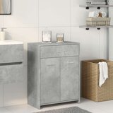 vidaXL Kupaonski ormarić siva boja betona 60x33x80cm konstruirano drvo | shoptok.hr