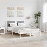 vidaXL krevetna konstrukcija s uzglavljem svijetlo siva 140 x 190 cm | shoptok.hr