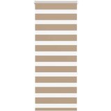 vidaXL Zebra senčilo peščeno rjava 60x150 cm tkanina širina 55,9 cm | Shoptok.si