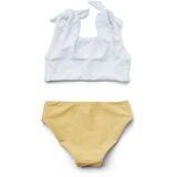 Liewood otroške bikini kopalke bow jojoba white mix | Shoptok.si