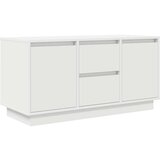 vidaXL TV omarica z LED svetili bela 100x41x50 cm | Shoptok.si