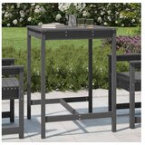  Vrtni stol sivi 82 5x82 5x110 cm od masivne borovine | shoptok.hr