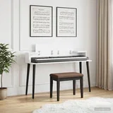 radni stol Bijela 110 x 36 x 19,5 cm Konstruirano drvo
