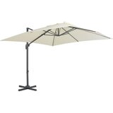  The Living Store Previsni senčnik z aluminijastim drogom 300x300 cm peščen - Previsni Senčnik, (21750894) | Shoptok.si