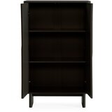 MOME Črna omarica 80x130x40 cm Solei – | Shoptok.si