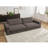 Bobochic Paris Smeđe-siva sofa od samta 274 cm Leonard – | shoptok.hr