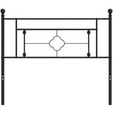  Metalno uzglavlje crno 107 cm | shoptok.hr