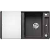 Blanco pomivalno korito AXIA III 5 SF InFino SILGRANIT steklena deska, z daljinskim upravljanjem. - KAMNITO SIVA | Shoptok.si
