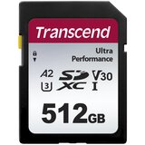 Transcend SDXC 340S 512GB Class 10 UHS-I U3 A2 V30 | shoptok.hr
