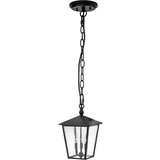 Elstead Lighting Elstead Hinkley Huntersfield Zunanja viseča stropna svetilka črne barve, IP44, (22098405) | Shoptok.si